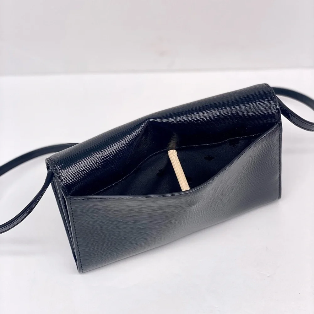 Kate Spade Sleek Black Crossbody Bag